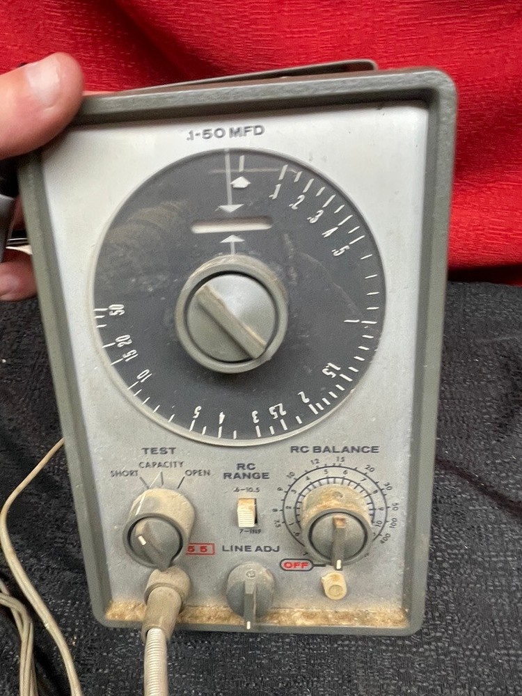 vintage EICO model 955 in circuit capacitor tester