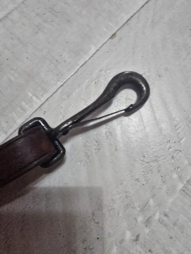 US Cavalry M1917 Leather Canteen Strap. Very Nice.