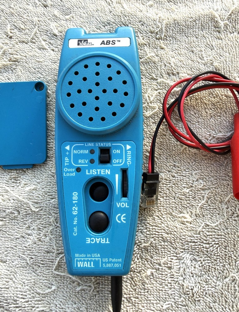 IDEAL ABS AMPLIFIER PROBE & DIAL TONE TESTER 62-180