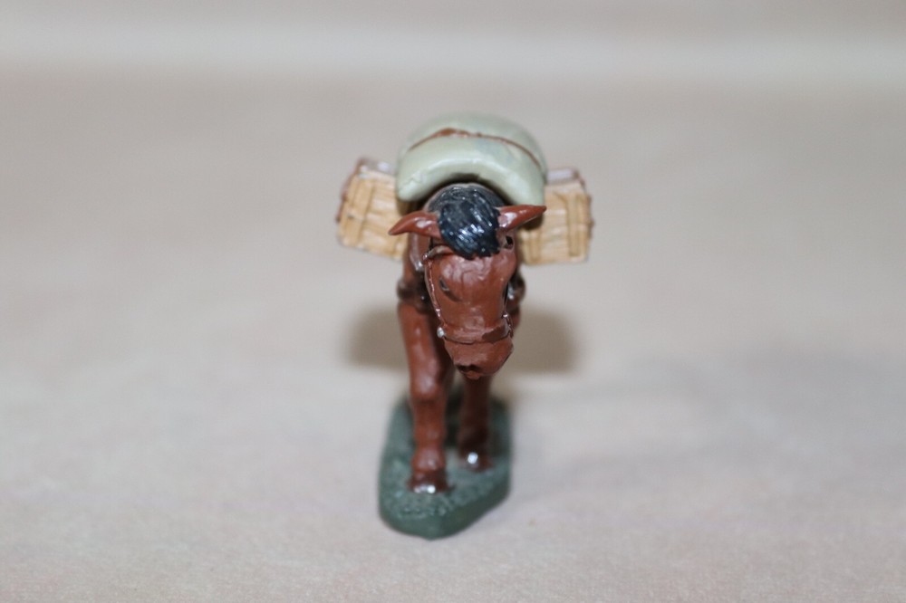 Lead Military Pack Horse Figure ~ Modern
