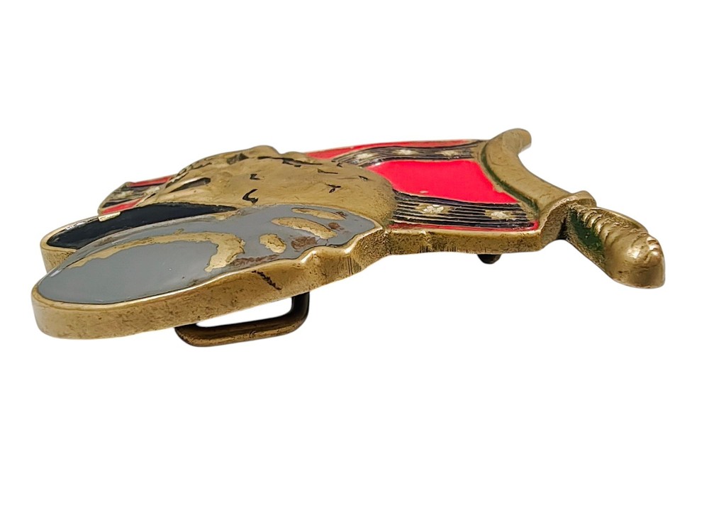 Tanside Ltd Solid Brass Flag Belt Buckle