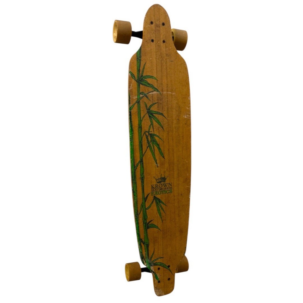Krown Skateboards Exotic Bamboo Drop-Through 42” Longboard