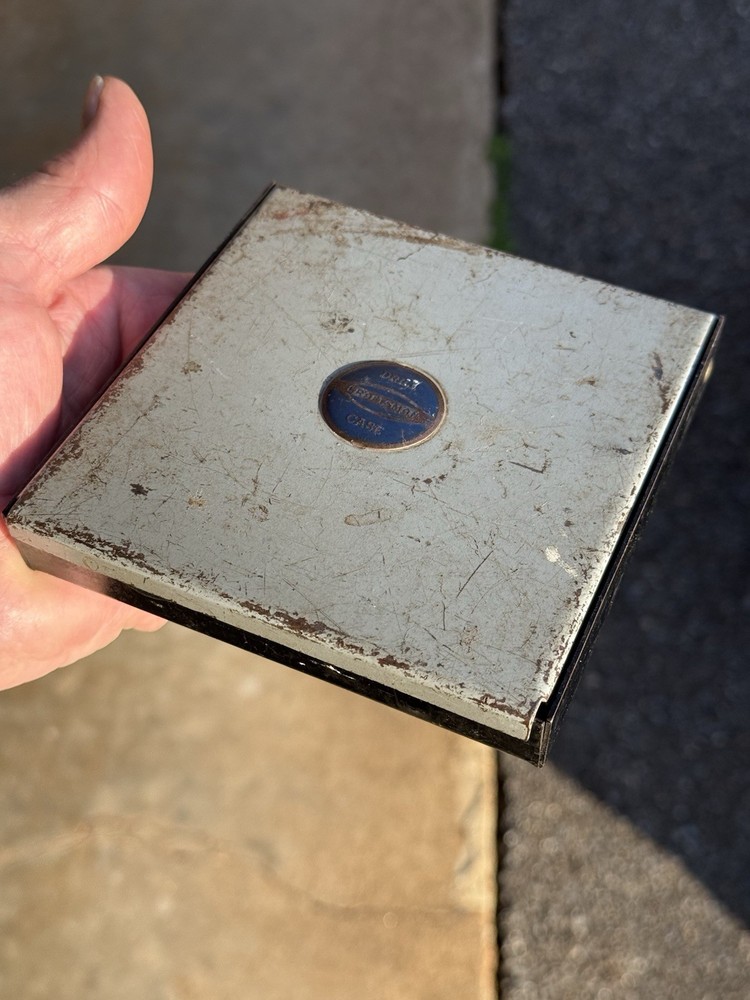 1930 - 1950 Sears Drill Bit Case, some drill bits included