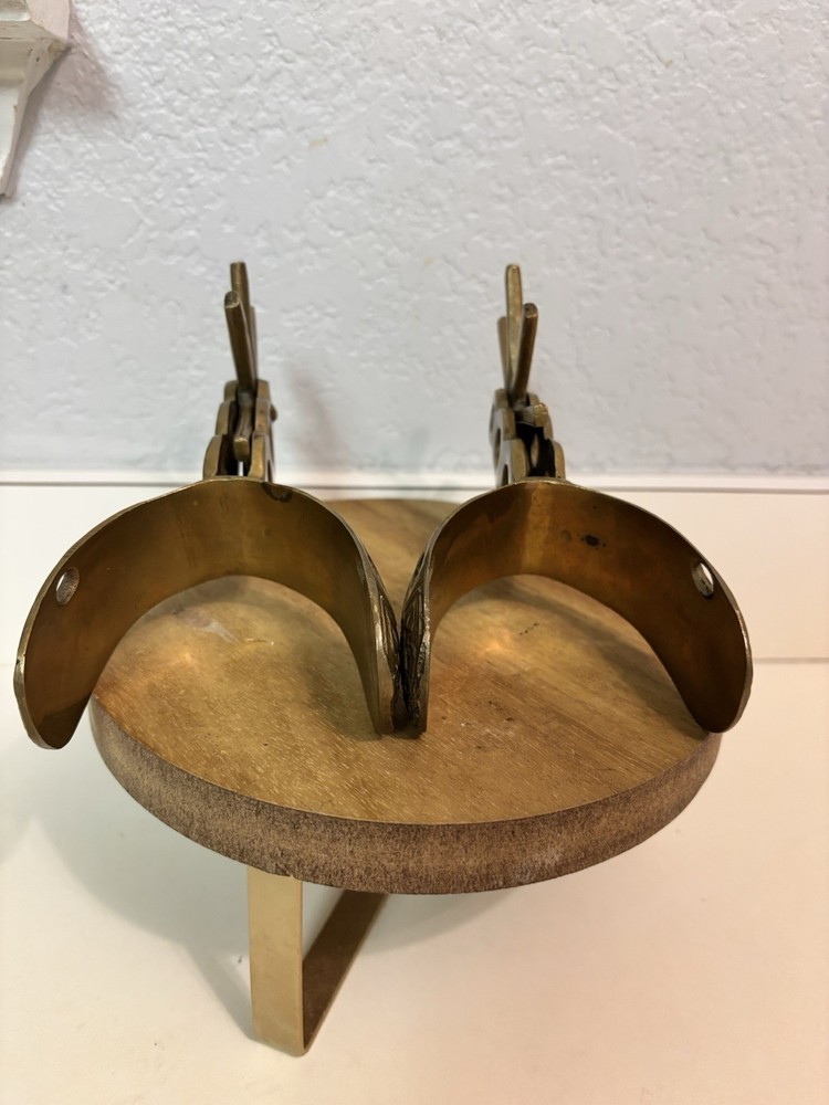 Brass Floral Print Spurs