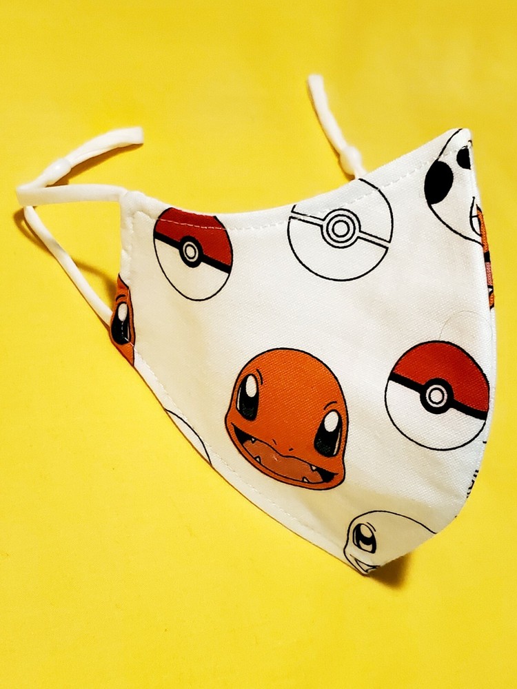 Kids Charmander Adjustable Face Mask