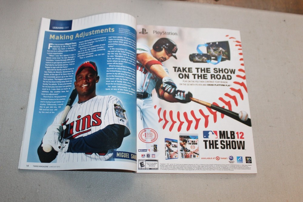 2012 Minnesota Twins Program (JUNE/JULY): HONORING THE MILLERS
