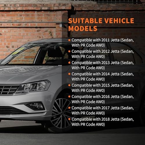 740-966 Front Driver Side Power Window Regulator Compatible with Jetta Left