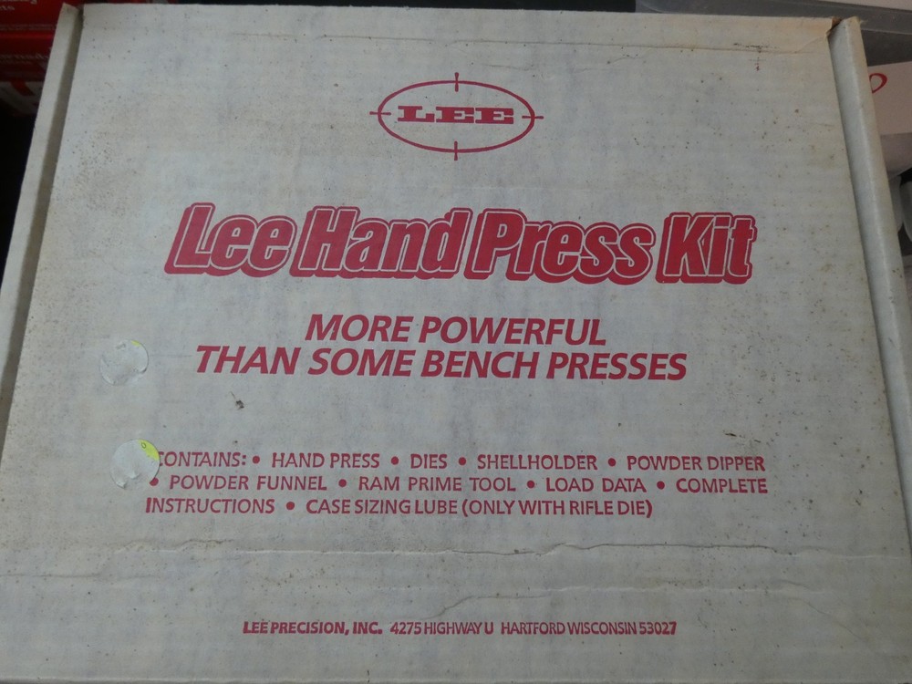 LEE RELOADER HAND PRESS KIT