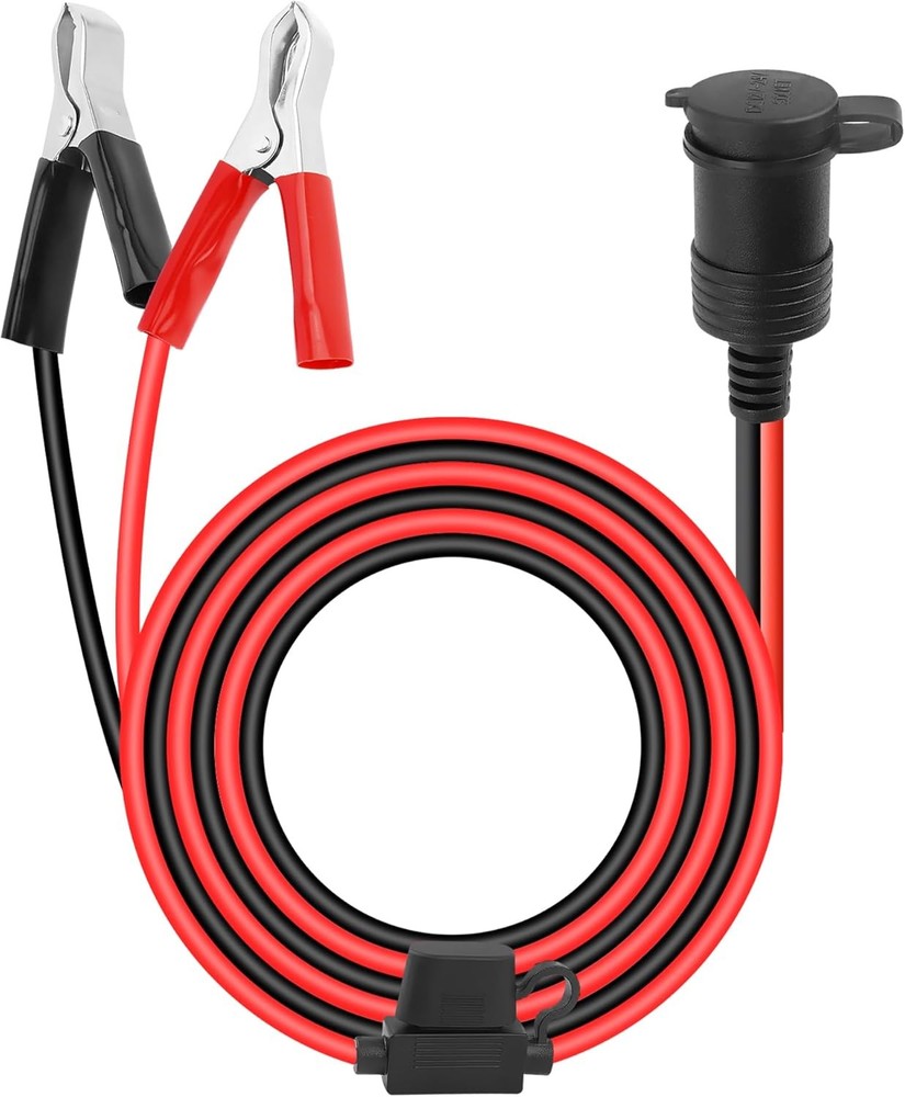 Cigarette Lighter Socket Replacement with 5Ft Extension Cord 12V
