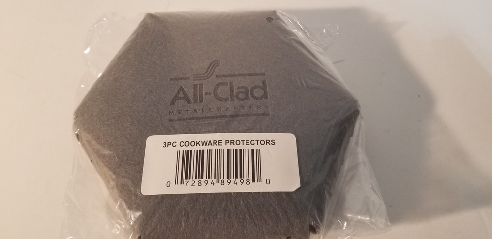 All-Clad Textiles, 3-Piece Set cookware protectors, Black/Grey, 3 Count