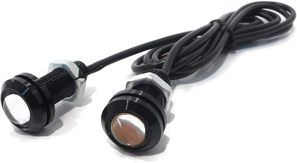 LED Amber Front Turn Signal Lights for Jeep Wrangler Tube/Flat Fenders JK TJ YJ