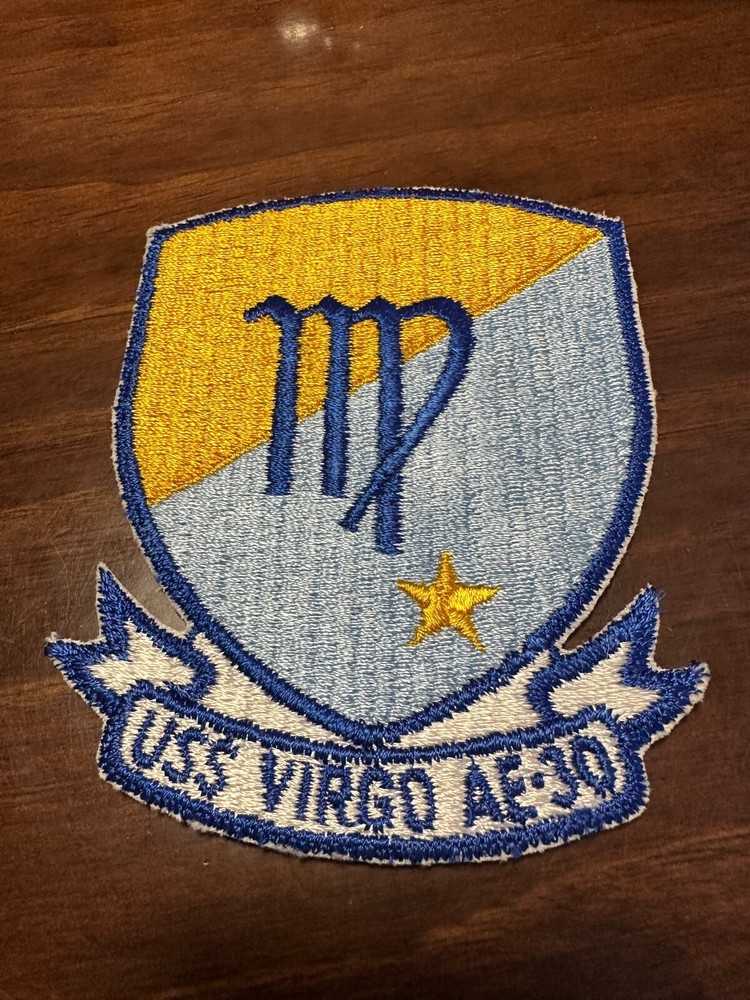 Vintage US Navy USS Virgo AE-30 Ship Patch