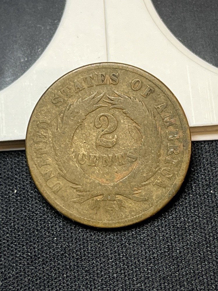 1868 Two Cent Piece 2C - Nice Civil War Era US Type Coin