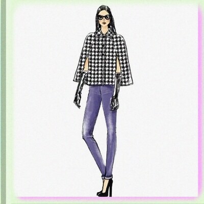 Misses' Sewing Pattern for Cape Craft Kit