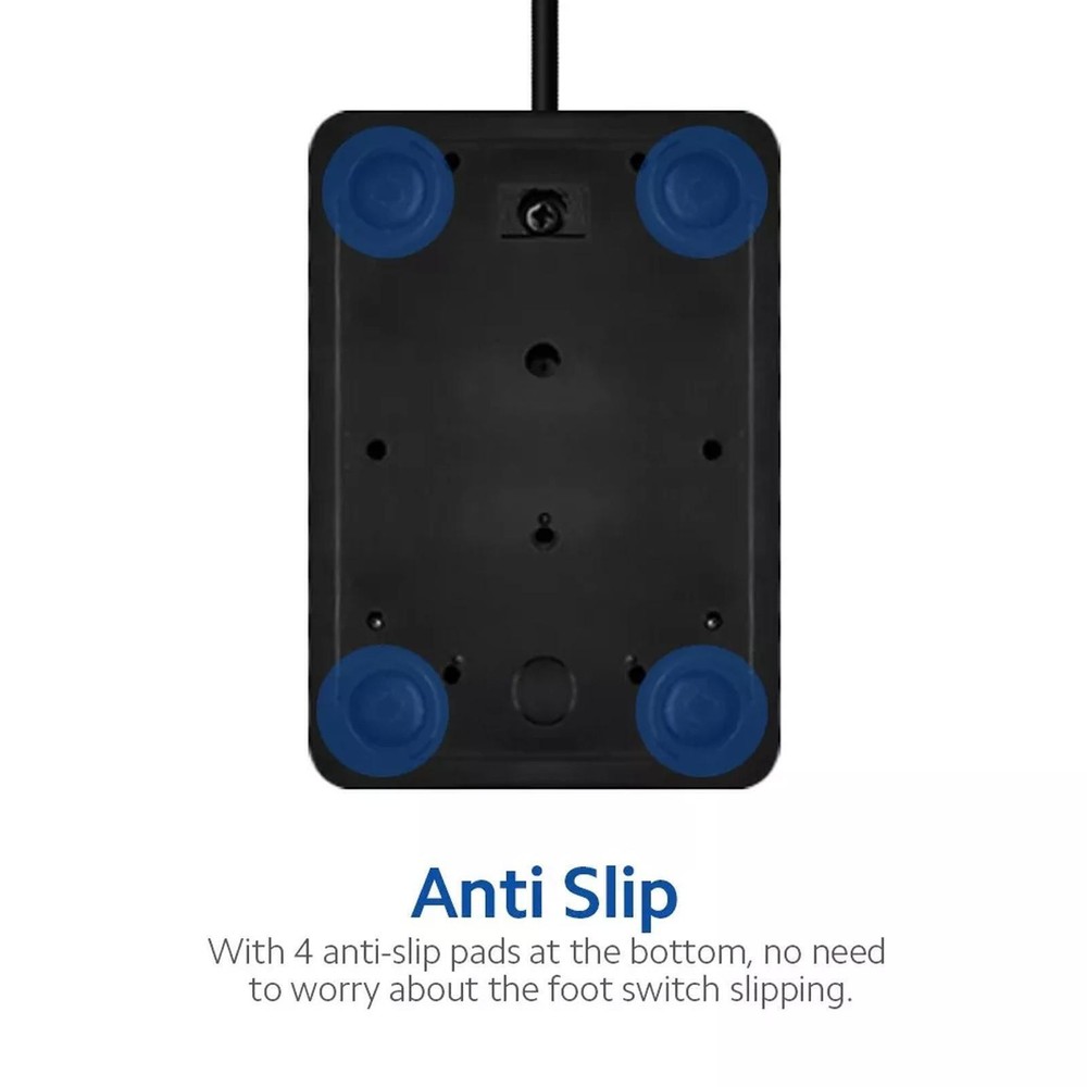 USB Foot Switch Pedal Control Pre-Program Key Mouse For Keyboard PC Computer