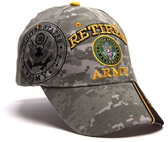 United States Army Retired Shadow Adjustable Cap Hat Camo