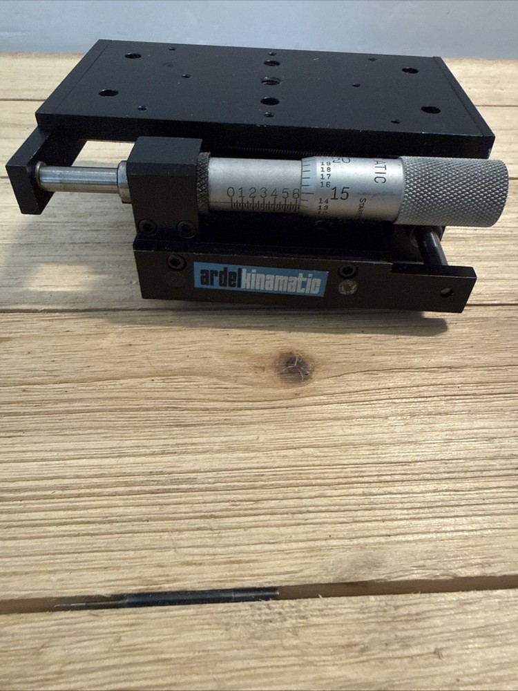 Ardel Kinamatic Precision Linear Translation Stage w/ Starrett Micrometer Head