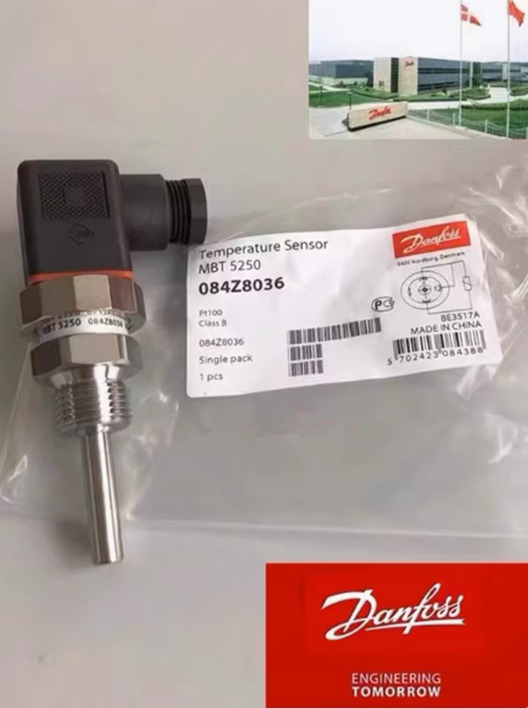 Danfoss MBT5250 heavy-duty temperature sensor 084Z8036