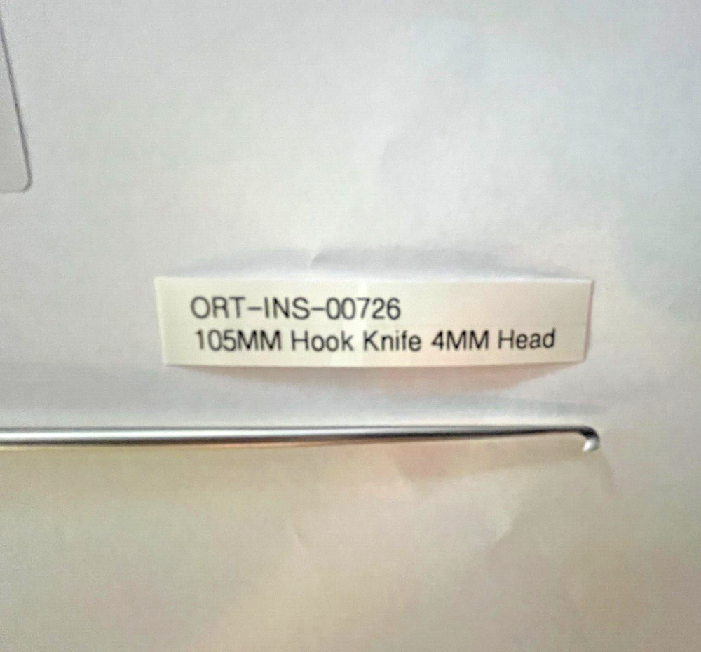Arthroscopic 105MM Hook Knife 4MM Head