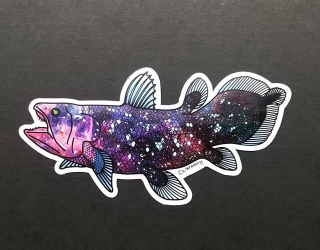 Cosmic Coelacanth Sticker