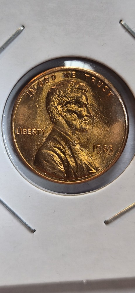 1983 Lincoln Cent. Check Out Pics! Nice Luster Too!