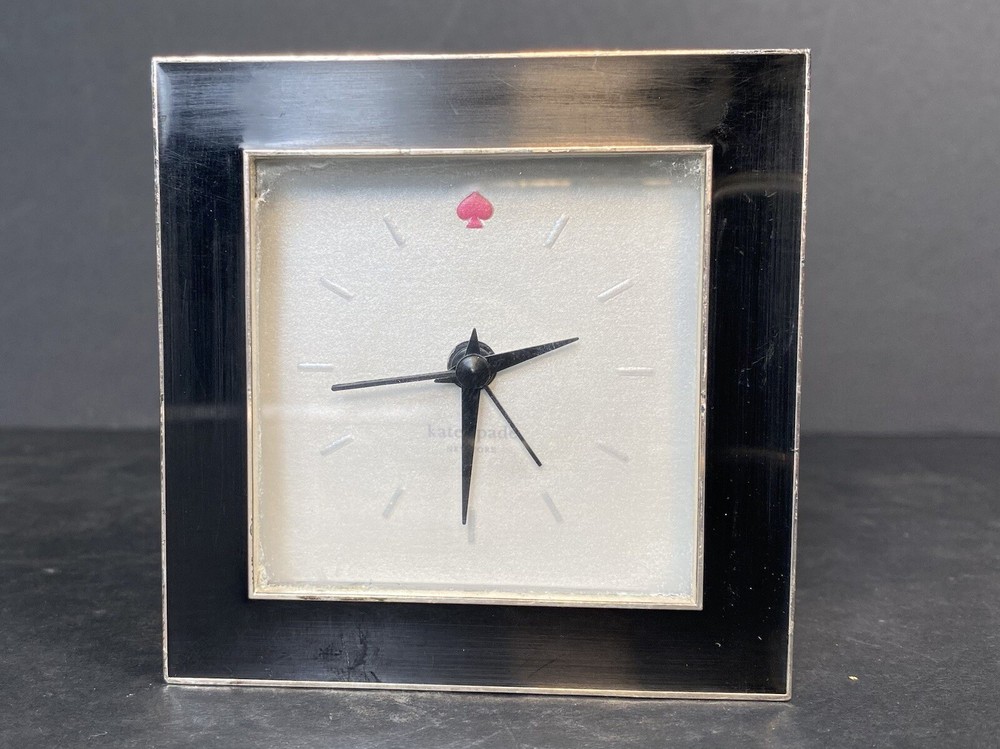 KATE SPADE Square Desk Clock