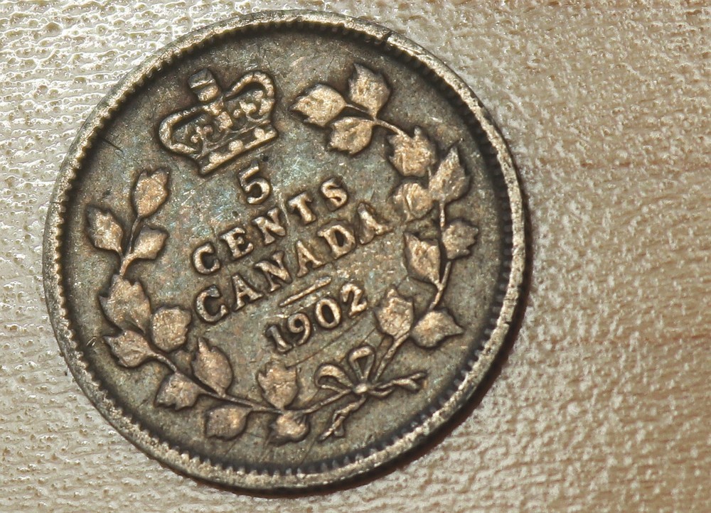 1902 Canada 5 Cents Silver Double Letters?