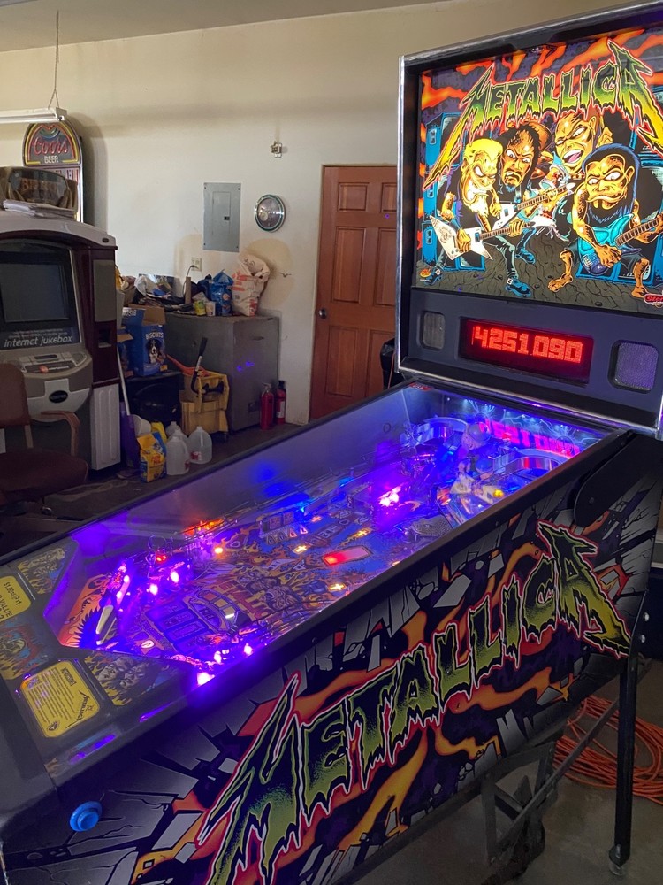metallica pinball machine