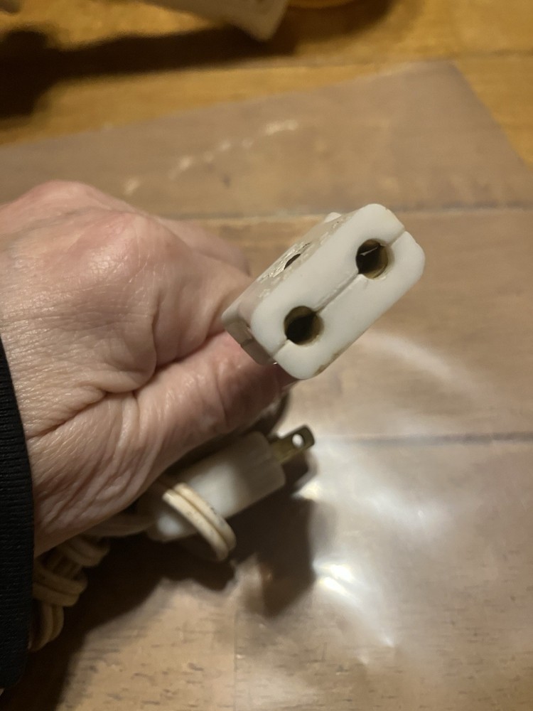 Vintage White Small Appliance Replacement Cord