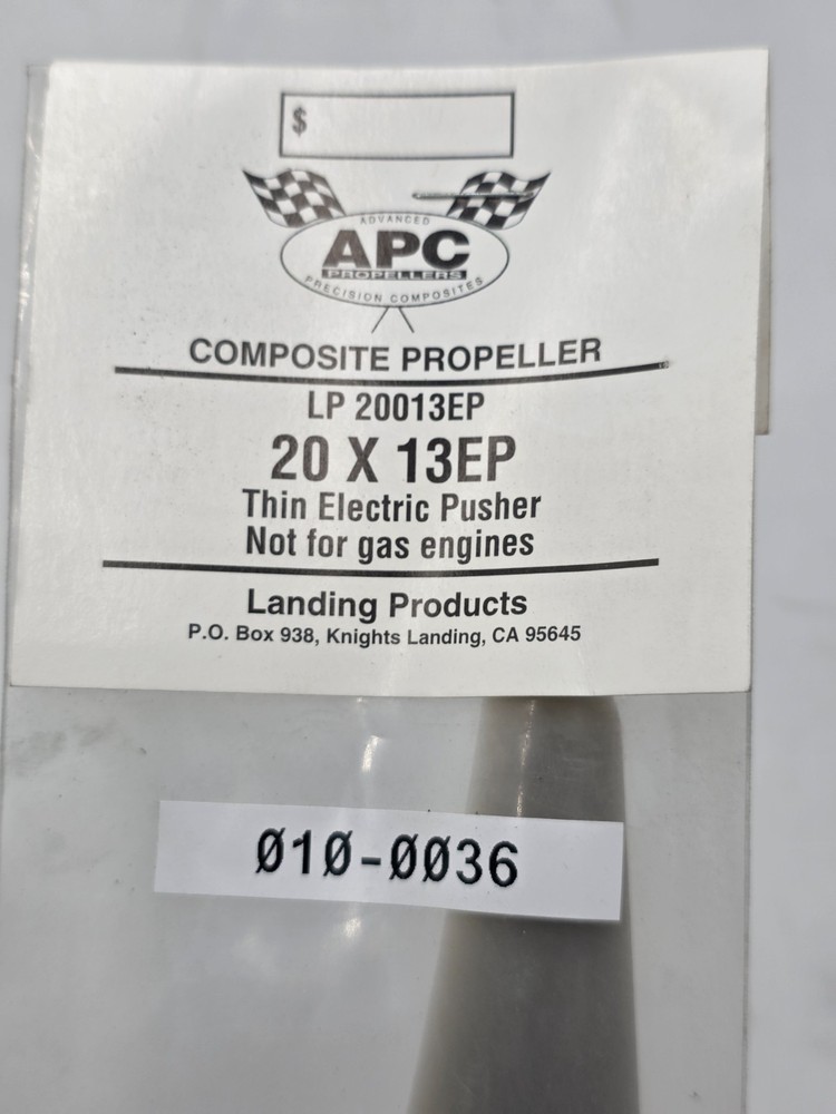 APC Propellers LP20013EP 20 x 13EP Composite Propeller
