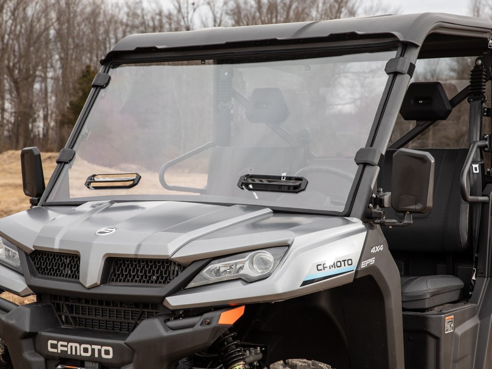 SuperATV Clear Scratch Resistant Full Vented Windshield CFMOTO UForce