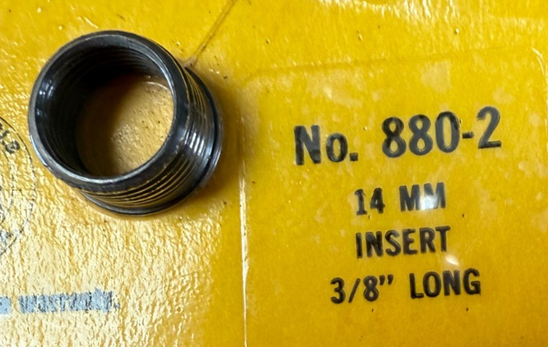 Cal Van Tools 880-2 14mm Insert 3/8" Long 1 Per Package