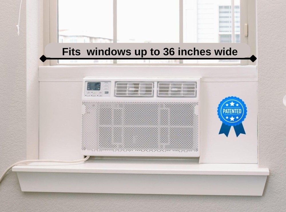 Surround Insulation Side Panels White for Window AC Unit