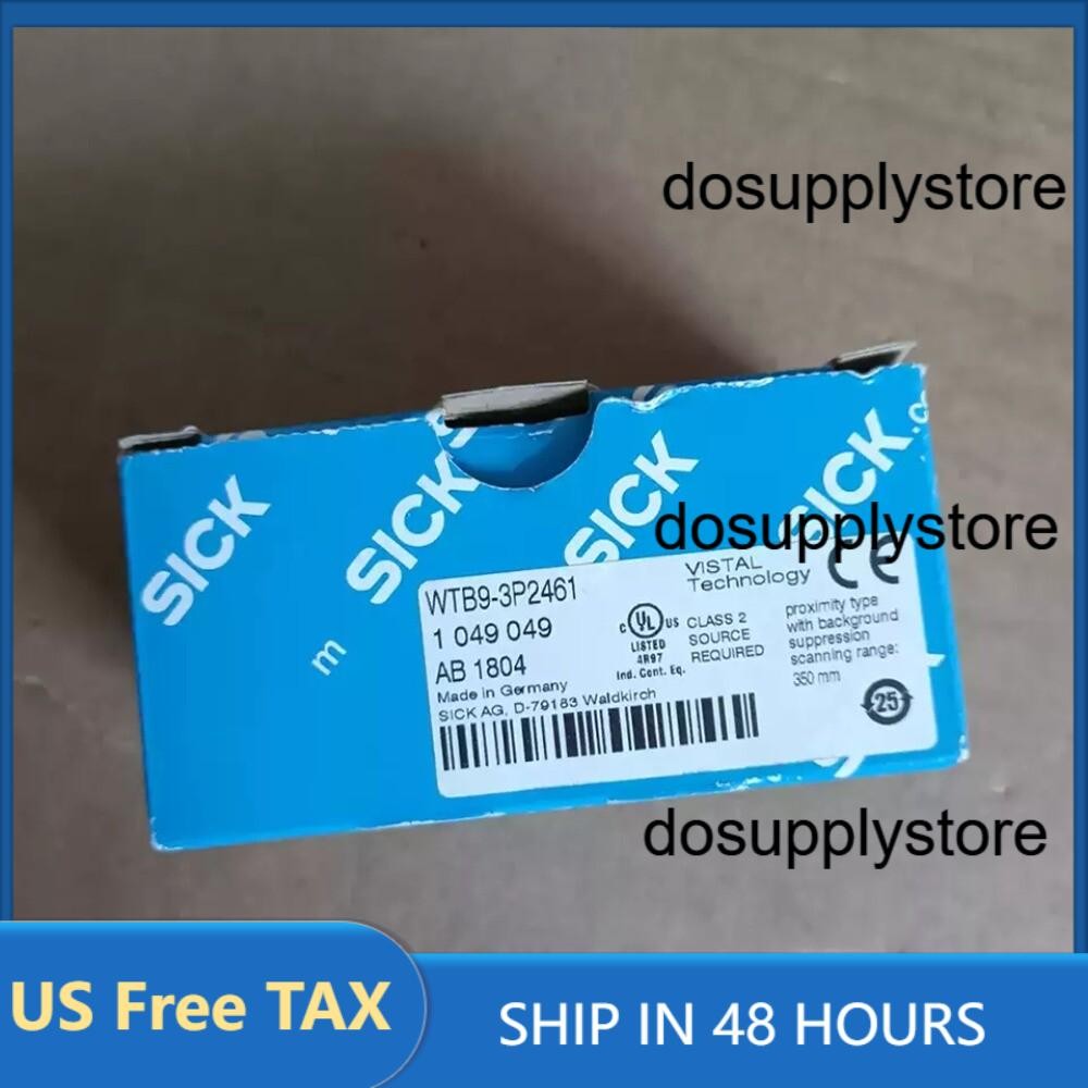 NEW SICK WTB93P2461 WTB9-3P2461 1049049 Photoelectric Sensor Free Shipping