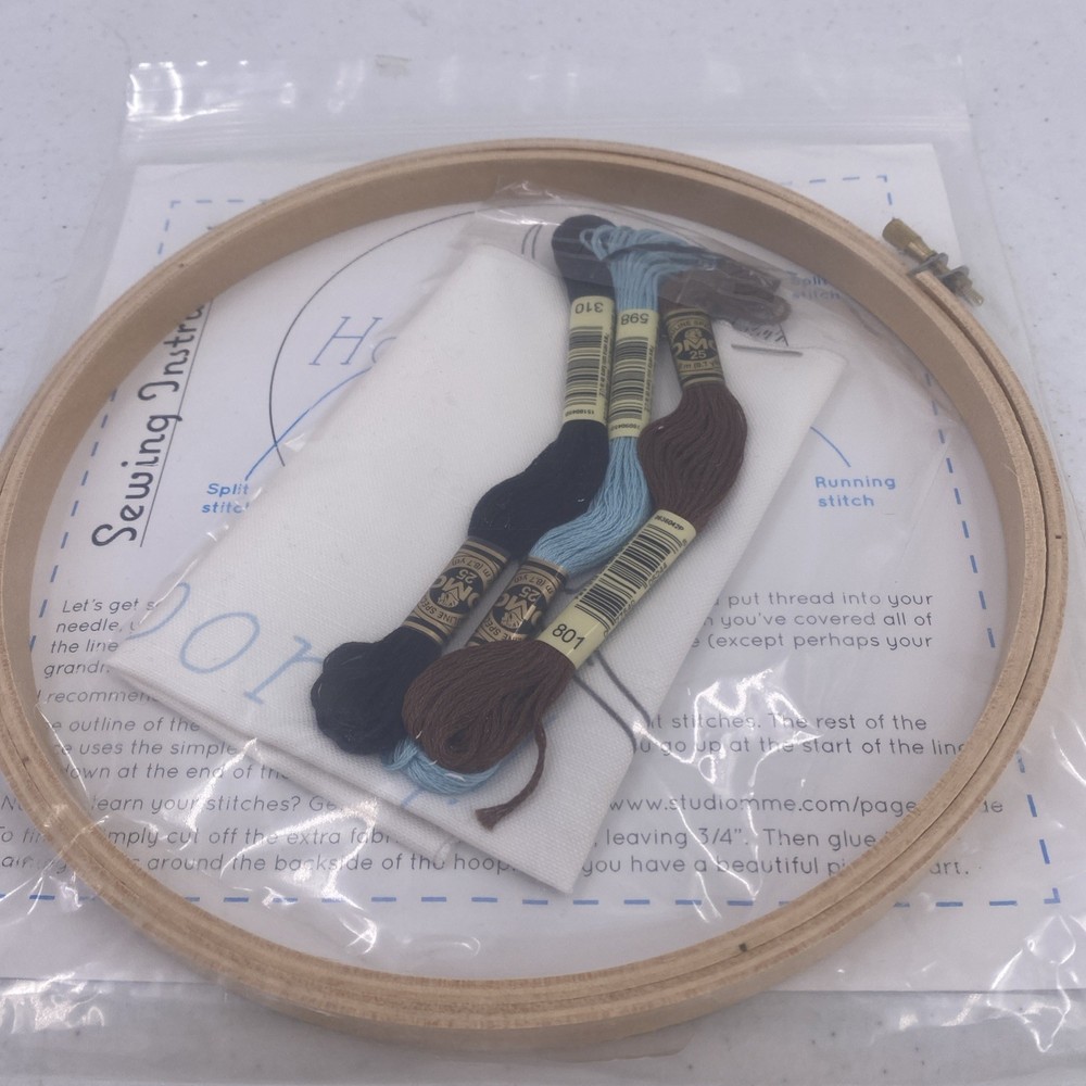 Studio Mme Happy Jackalope Embroidery Kit Mythical Folklore New