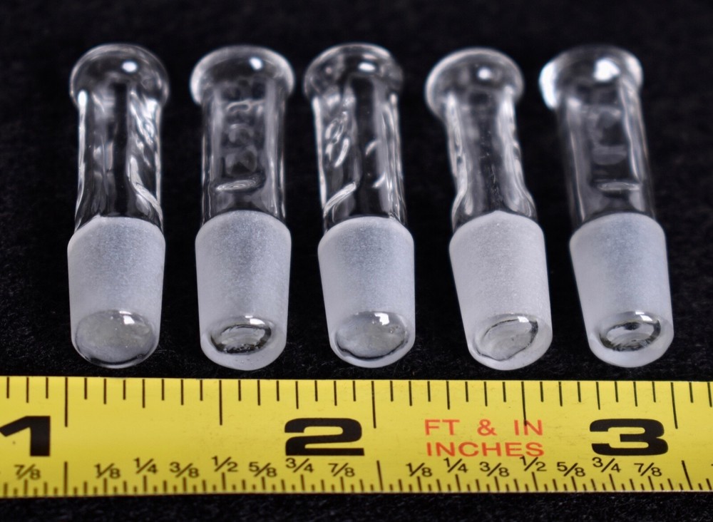 5 Count Corning # 8 Hollow Glass Stoppers