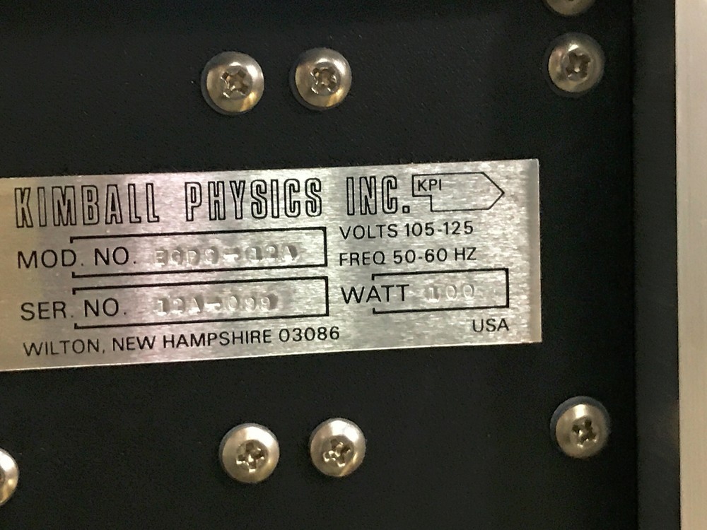 Kimball Physics EGPS-12A Electron Gun Power Supply