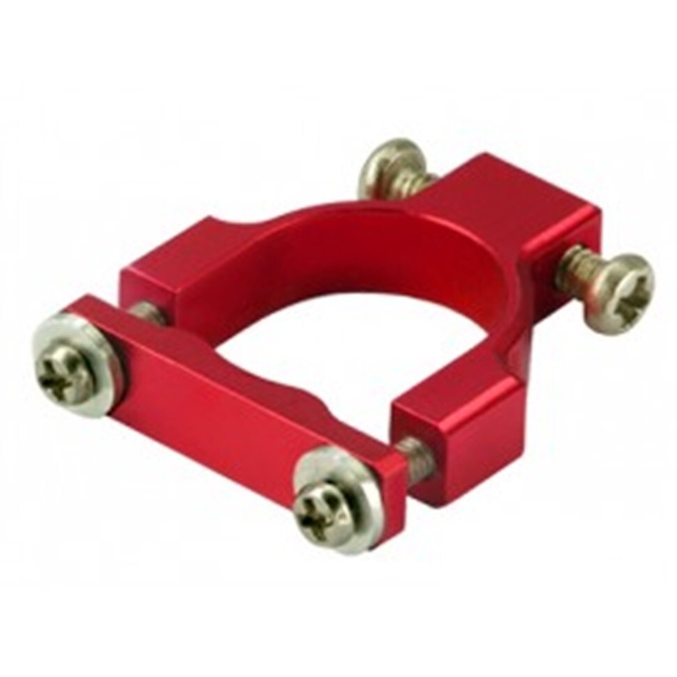 Microheli Aluminum Tail Boom Support Mount (RED) - BLADE 300X