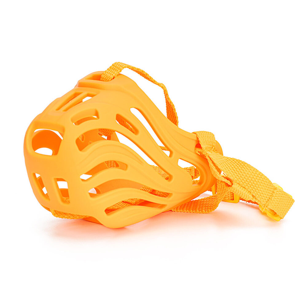 Adjustable Dog Muzzle Soft Silicone Dog Mouth Muzzles Pet Training Accessories ∂