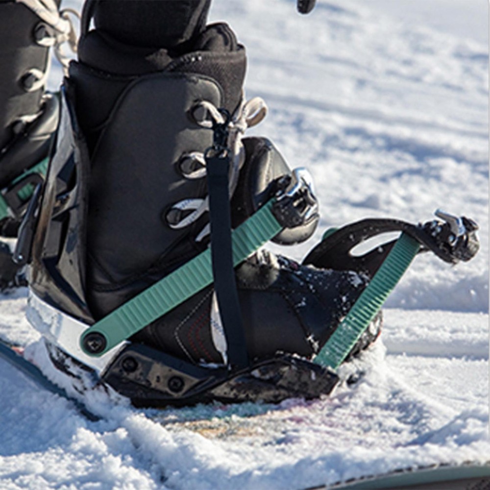 2Pcs Snowboard Binding Straps Snowboards Boot Connector Practical Portable