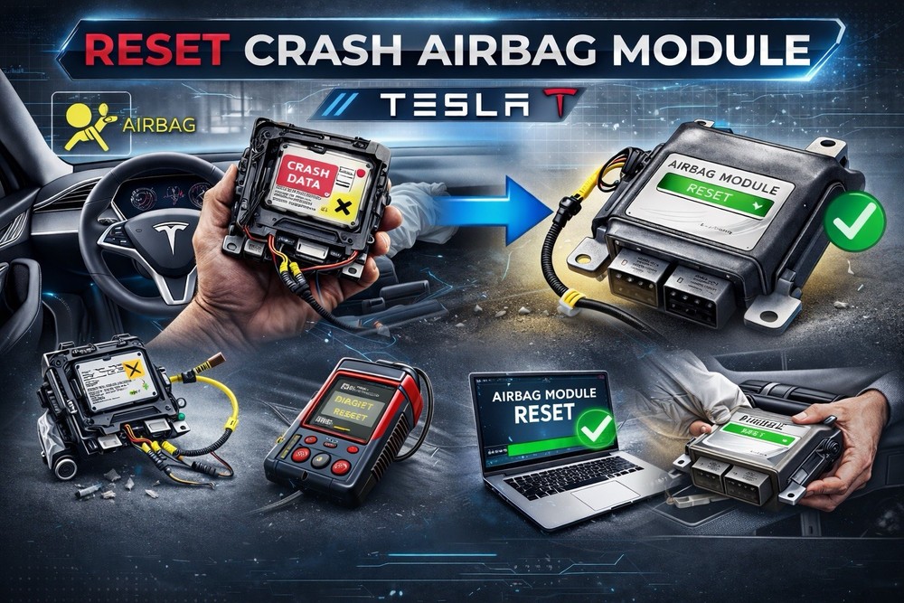 Tesla Airbag Module Crash Reset Service