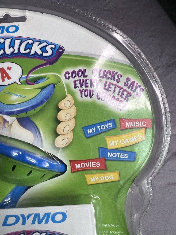 Dymo Cool Clicks Talking Label Maker New In Package 2006