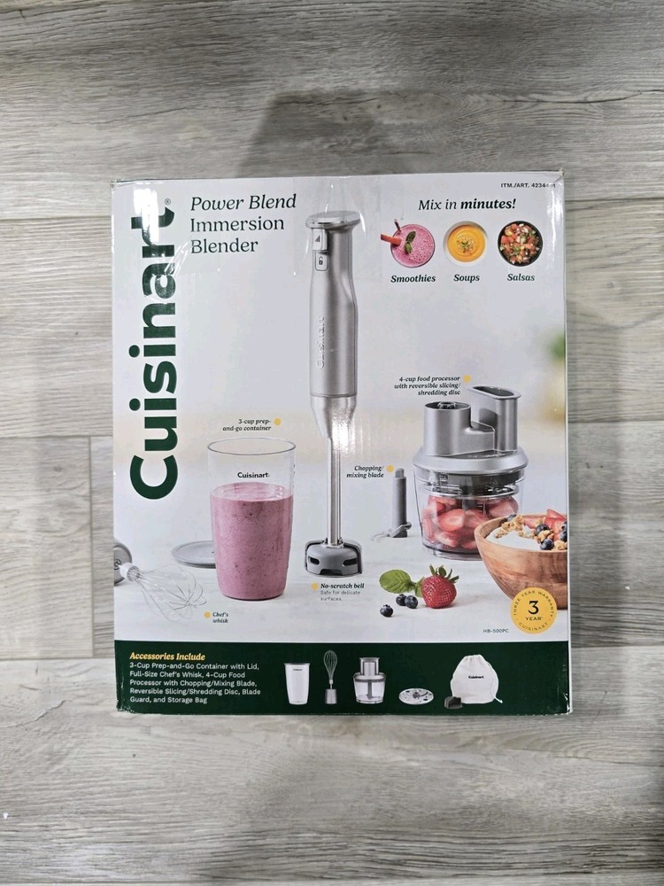 Cuisinart Power Blend Immersion Blender New Open Box