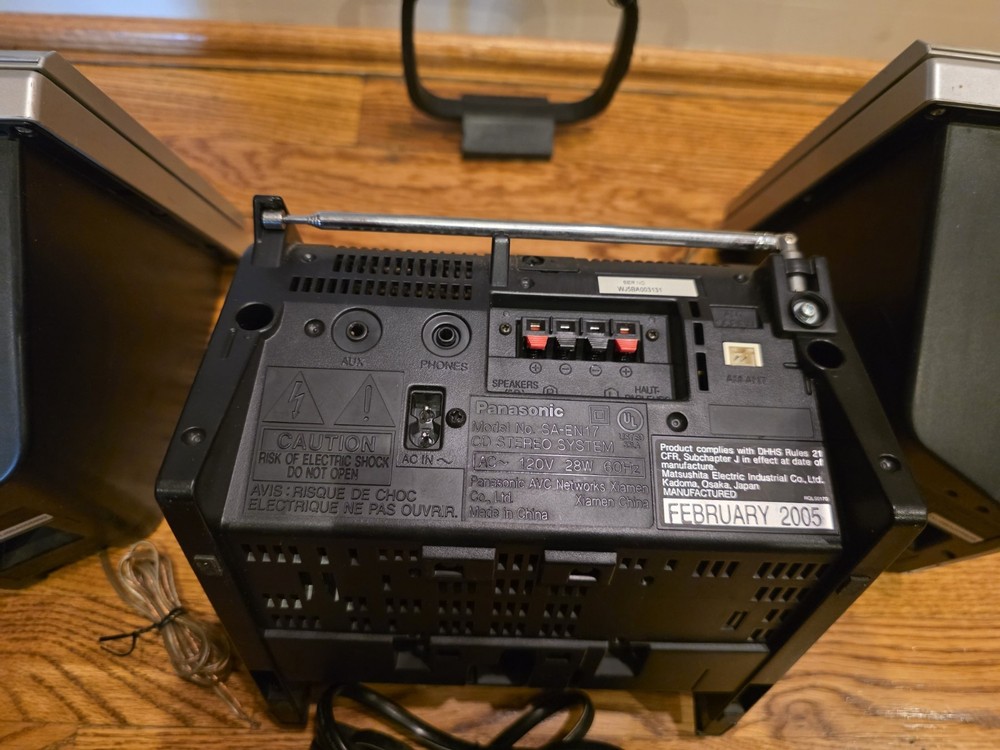 Panasonic SA-EN17 Stereo System Please READ! AS IS