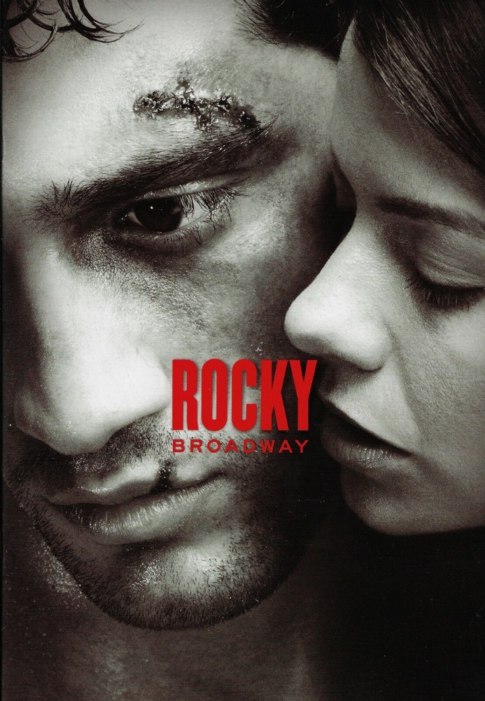 Andy Karl "ROCKY" Margo Seibert / Sylvester Stallone 2014 Souvenir Program