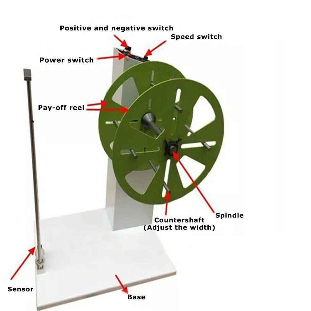 Fully Automatic Induction Pay-Off Frame Special Pay-Off Rack For Wire Stripping