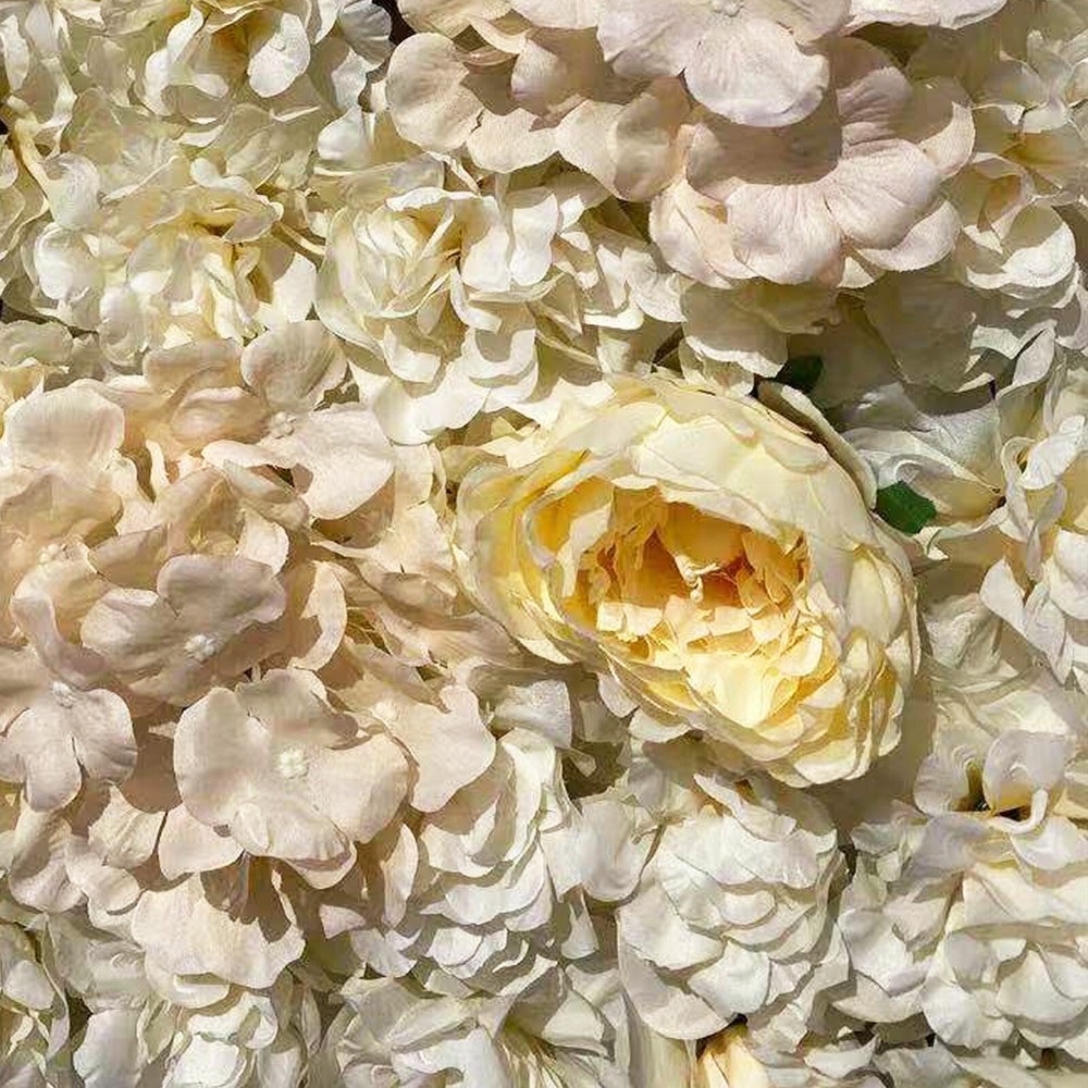 6 Pack Artificial Silk Flower Wall Panels for Wedding & Party Decor