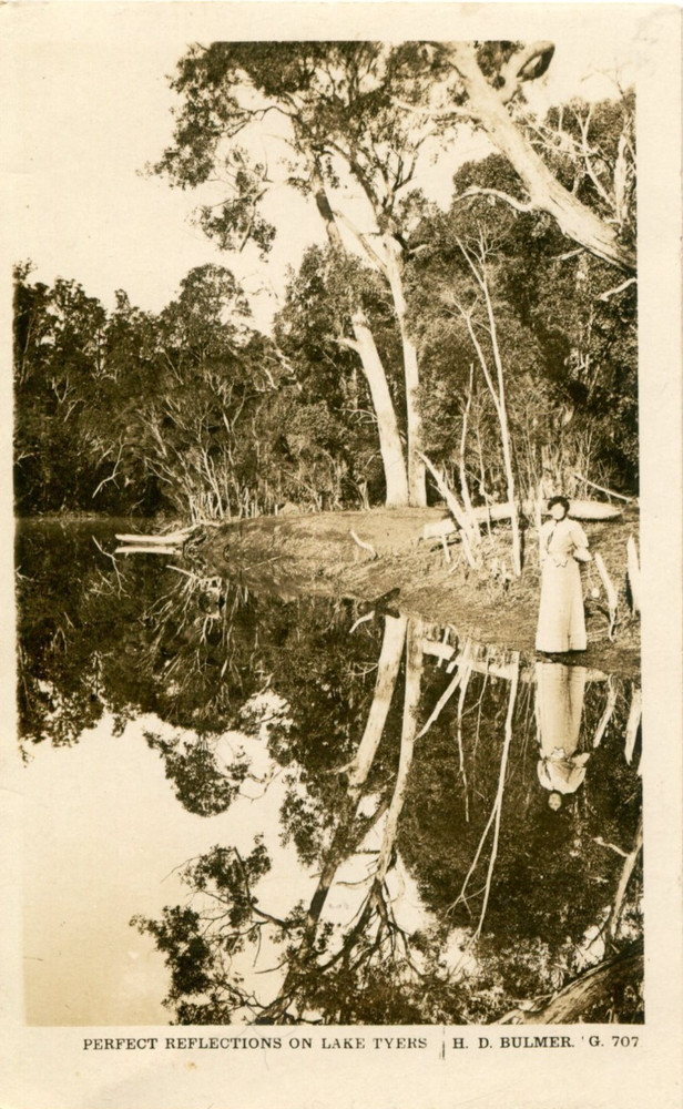 Perfect Reflections On Lake Tyers - Postcard