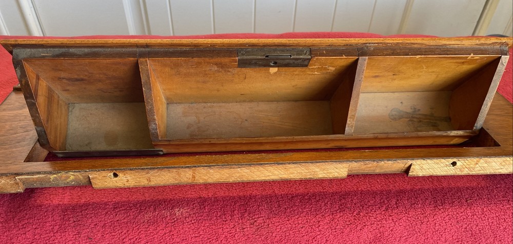 Vintage Singer Sewing Machine Cabinet tip out Front Drawer with panel. B