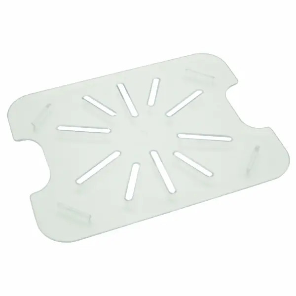 Thunder Group PLPA7120DS 1/2 Size Clear Polycarbonate Drain Shelf